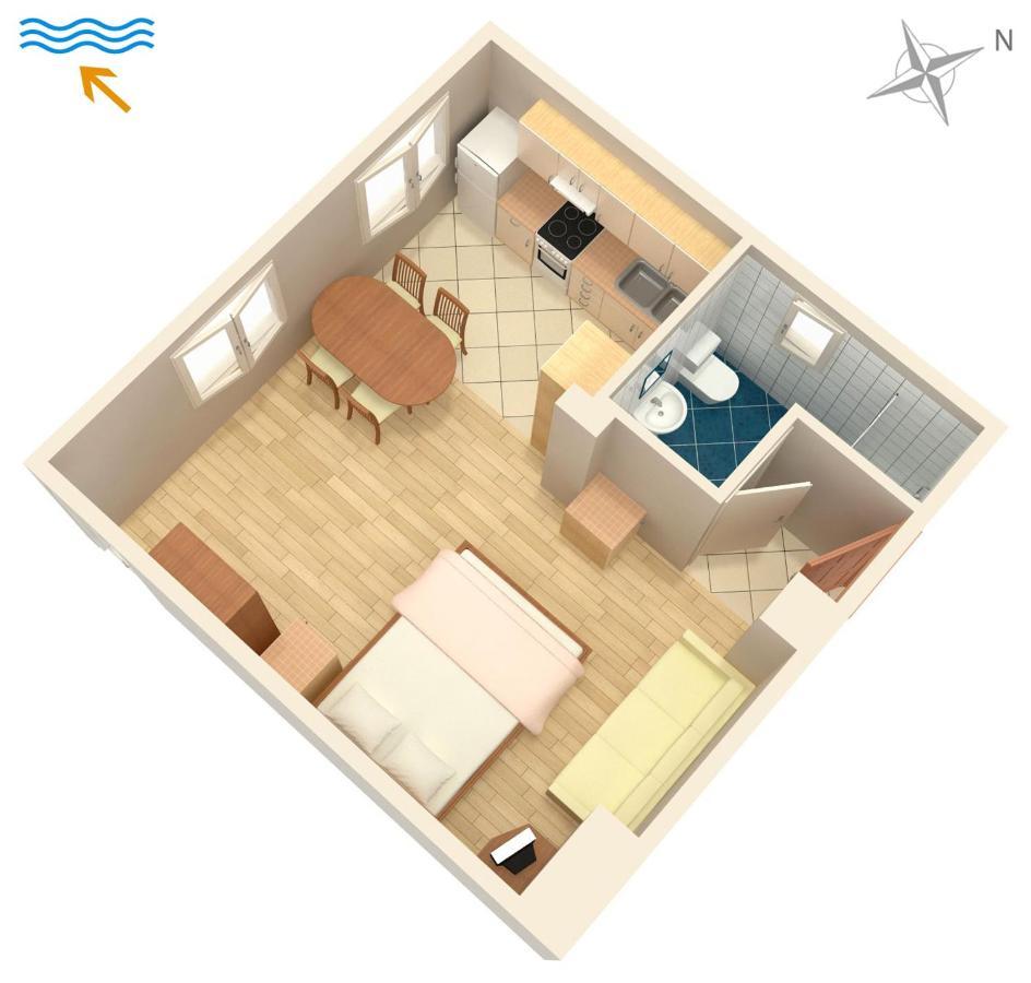 Apartments By The Sea Turanj, Biograd - 6445 ภายนอก รูปภาพ
